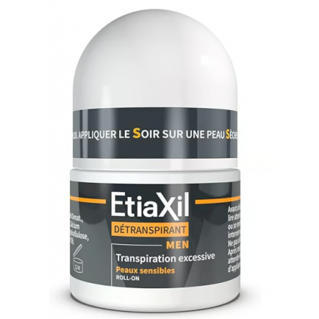 Etiaxil Détranspirant Men Peaux Sensibles Roll-on 15ml