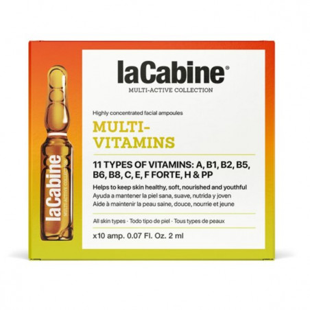 Lacabine ampoules multi-vitamines 10x2ml