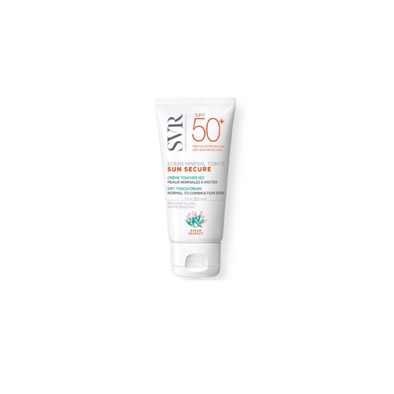 SVR SUN SECURE ECRAN MINERAL TEINTE PEAUX NORMALES A MIXTES SPF 50+ 50ML