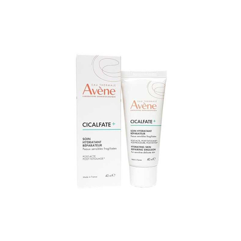 AVENE CICALFATE+ SOIN HYDRATANT REPARATEUR POST ACTE POST TATOUAGE 40ML