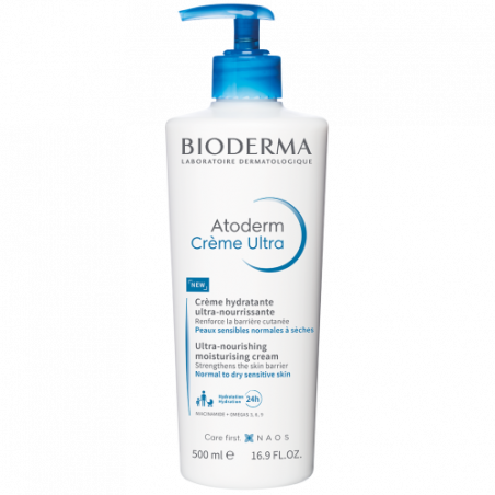 BIODERMA ATODERM CREME HYDRATANTE ULTRA NOURRISSANTE 500ML