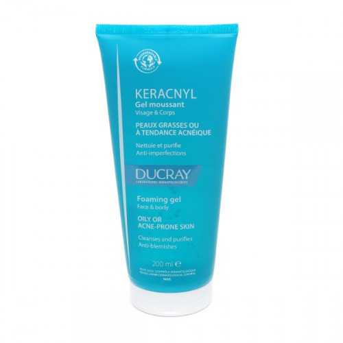 DUCRAY KERACNYL GEL MOUSSANT VISAGE ET CORPS 200ML