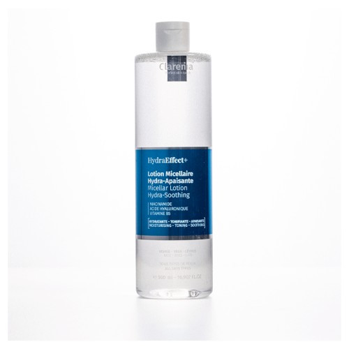 CLARENIA HYDRAEFFECT+ LOTION MICELLAIRE HYDRA APAISANTE 500ML