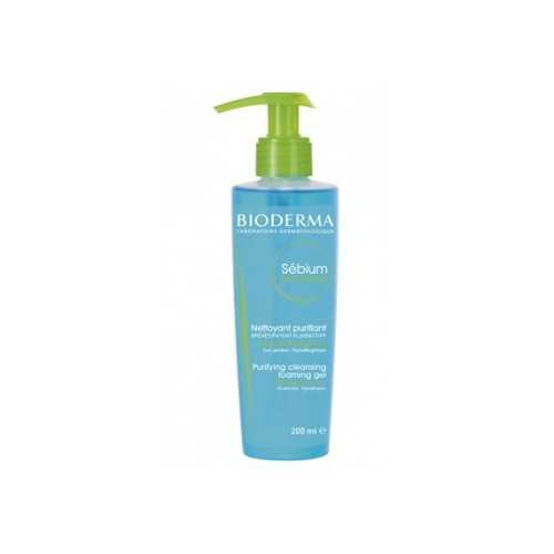 BIODERMA SEBIUM GEL MOUSSANT PURIFIANT POMPE 200ML