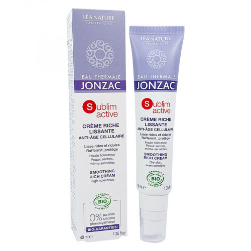 JONZAC SUBLIMACTIVE CREME RICHE LISSANTE ANTI-AGE 40ML