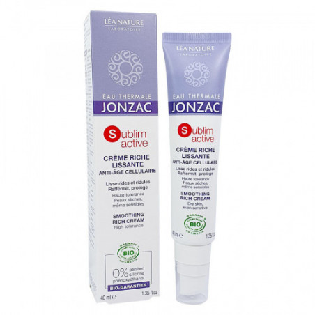 JONZAC SUBLIMACTIVE CREME RICHE LISSANTE ANTI-AGE 40ML