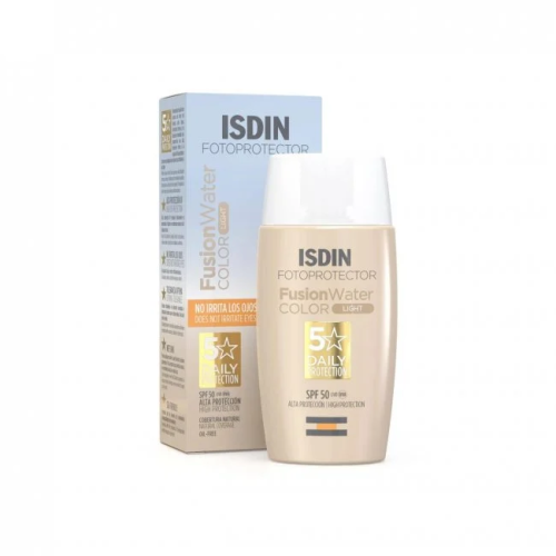 ISDIN PHOTOPROTECTION ECRAN SOLAIRE FUSION WATER TEINTEE LIGHT SPF50+ 50ML