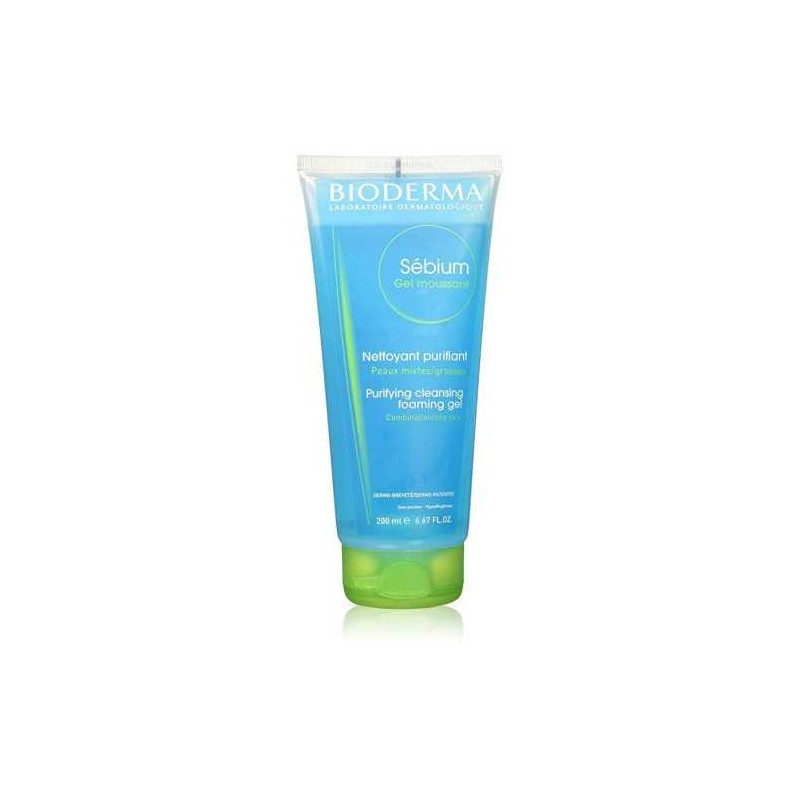 BIODERMA SEBIUM GEL MOUSSANT PURIFIANT TUBE 200ML