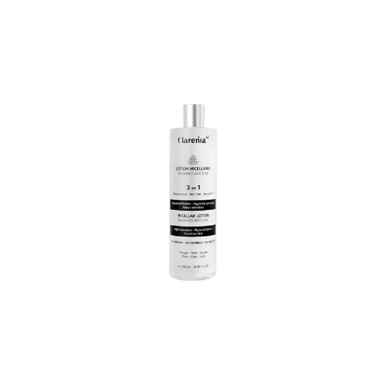 CLARENIA EAU MICELLAIRE RADIANCE BOOSTER 3EN1 500ML