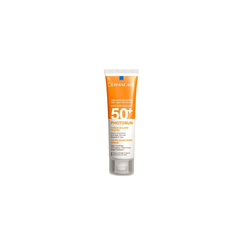 DERMACARE PHOTOSUN CREME PROTECTRICE TEINTEE 1.5 PEAU NORMAL A SECHE SPF50+ 50ML