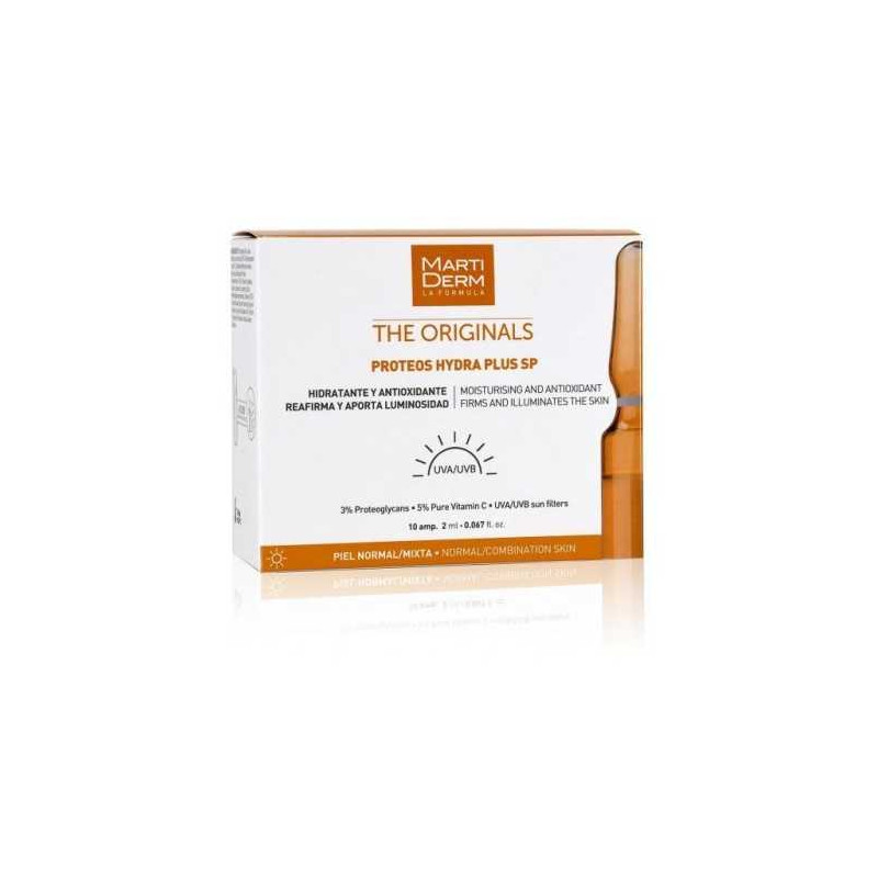 MARTIDERM THE ORIGINALS PROTEOS HYDRA PLUS SP PEAUX NORMALES-MIXTES 10 AMPOULES