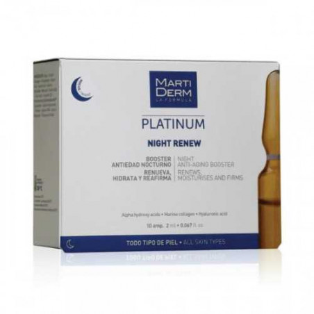 MARTIDERM PLATINUM NIGHT RENEW 10 AMPOULES