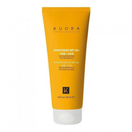 KUORA ECRAN SOLAIRE VISAGE ET CORPS SPF50+ 200ML