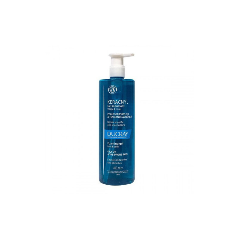 DUCRAY KERACNYL GEL MOUSSANT VISAGE&CORPS 400ML