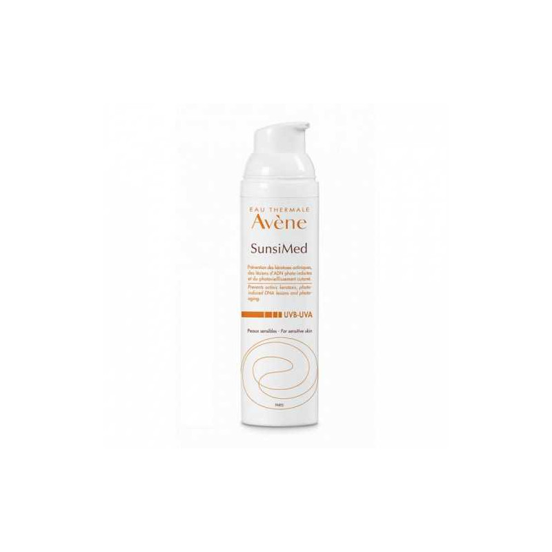 AVENE SOLAIRE SUNSIMED TRES HAUTE PROTECTION PEAUX SENSIBLES, 80ML