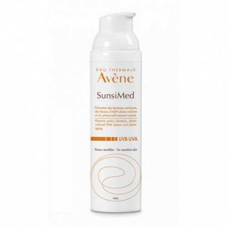 AVENE SOLAIRE SUNSIMED TRES HAUTE PROTECTION PEAUX SENSIBLES, 80ML