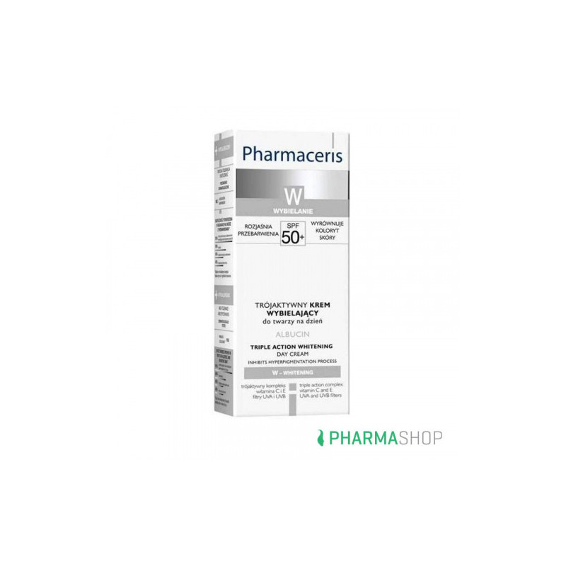 PHARMACERIS W TRIPLE ACTION CREME DE JOUR SPF50+ 30ML