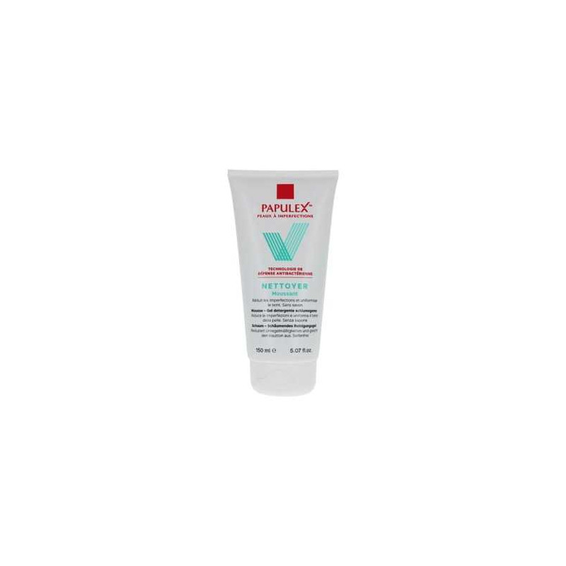 PAPULEX GEL NETTOYANT MOUSSANT 150ML