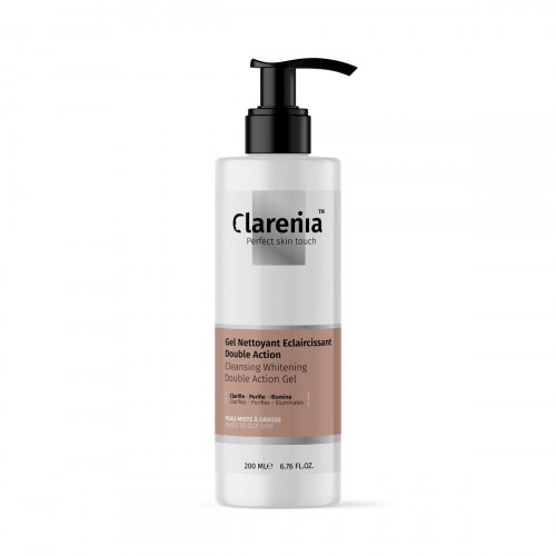 CLARENIA GEL NETTOYANT ECLAIRCISSANT DOUBLE ACTION PNS 200ML