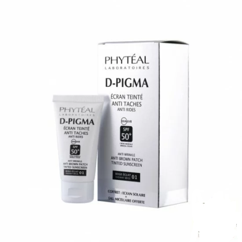 PHYTEAL DPIGMA ECRAN TEINTE BEIGE ECLAT SPF50+EAU MICELLAIRE A L'ALOE VERA 150ML (OFFERTE)