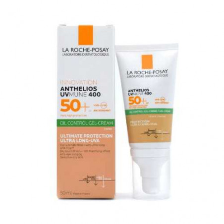 LA ROCHE POSAY ANTHELIOS UVMUNE 400 OIL CONTROL GEL CREME TEINTE SPF50+ 50ML