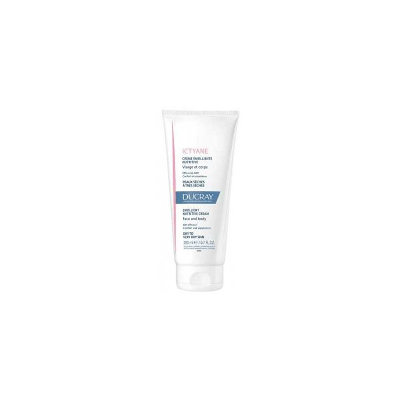 DUCRAY ICTYANE CREME EMOLLIENTE NUTRITIVE VISAGE ET CORPS 200ML