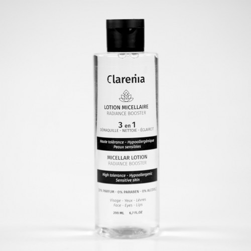 CLARENIA EAU MICELLARE RADIANCE BOOSTER 3EN1 200ML