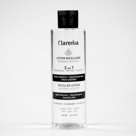 CLARENIA EAU MICELLARE RADIANCE BOOSTER 3EN1 200ML