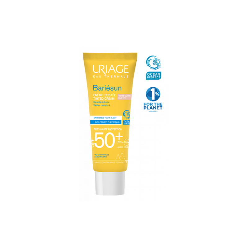 URIAGE BARIESUN CREME SOLAIRE TEINTEE CLAIRE SPF 50+ 50ML