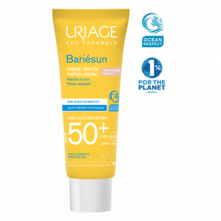 URIAGE BARIESUN CREME SOLAIRE TEINTEE CLAIRE SPF 50+ 50ML