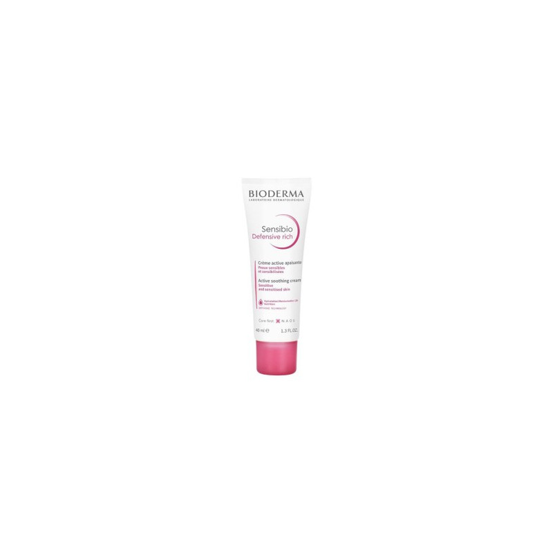 BIODERMA SENSIBIO DEFENSIVE RICH CREME ACTIVE APAISANTE 40ML