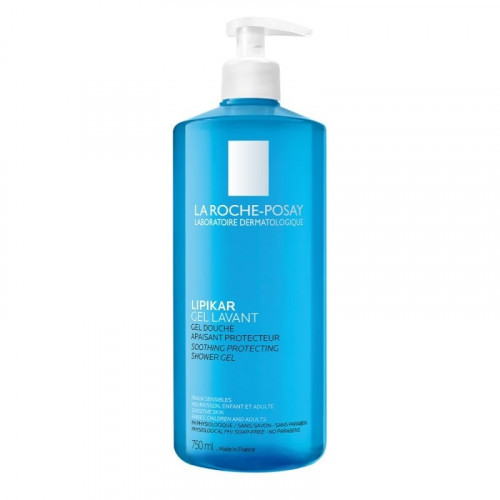 LA ROCHE POSAY LIPIKAR GEL LAVANT GEL DOUCHE APAISANT PROTECTEUR 750ML