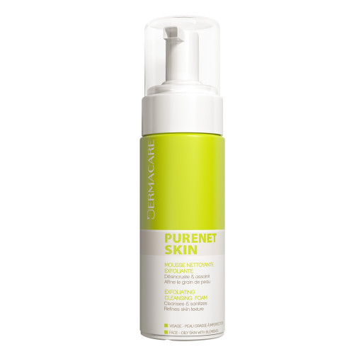 DERMACARE PURENET SKIN MOUSSE NETTOYANTE EXFOLIANTE 150 ML