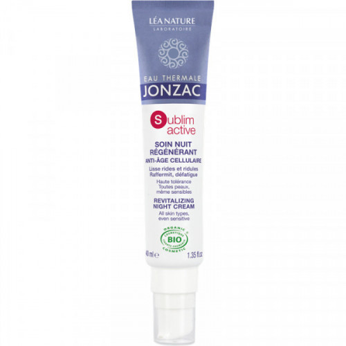 JONZAC SUBLIMACTIVE SOIN NUIT REGENERANT ANTI-AGE CELLULAIRE 40ML