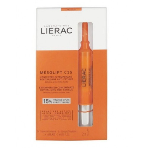 LIERAC CREME C15 CONCENTRE EXTEMPORANE 2X15ML MESOLIFT