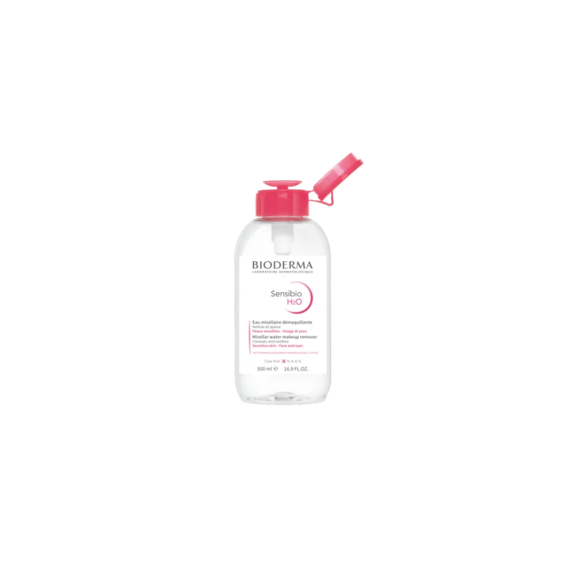 BIODERMA SENSIBIO H2O EAU MICELLAIRE POMPE INVERSEE 500ML