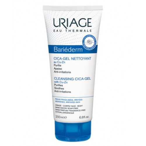 URIAGE BARIEDERM CICA GEL NETTOYANT 200ML