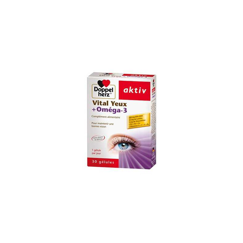 AKTIV VITAL YEUX+OMEGA 3 30 GELULES