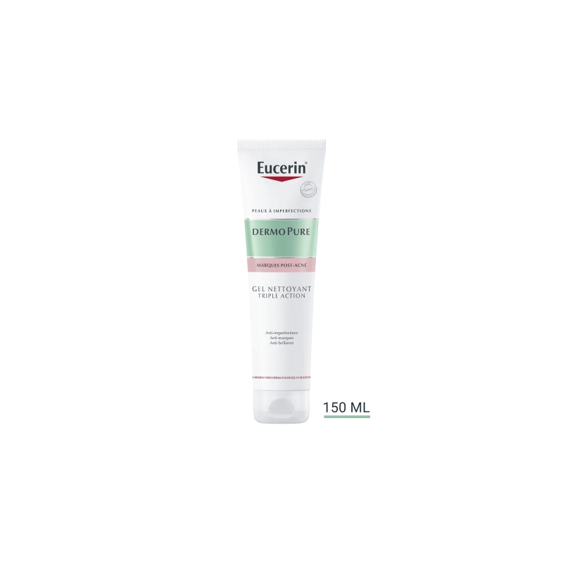 EUCERIN DERMOPURE GEL NETTOYANT TRIPLE ACTION 150ML