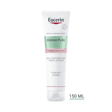 EUCERIN DERMOPURE GEL NETTOYANT TRIPLE ACTION 150ML