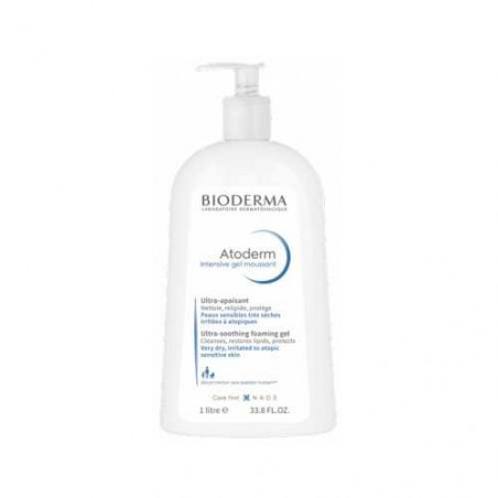 BIODERMA ATODERM INTENSIVE GEL MOUSSANT ULTRA APAISANT 1L