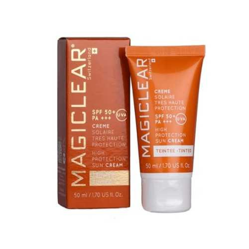 MAGICLEAR Crème Solaire TEINTEE SPF 50+, 50ml