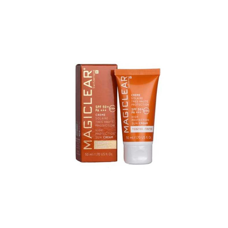 MAGICLEAR Crème Solaire TEINTEE SPF 50+, 50ml