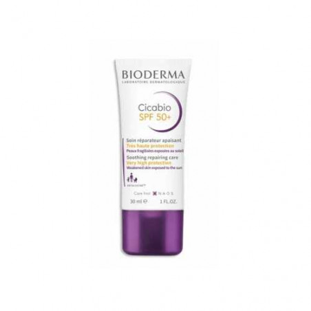 BIODERMA CICABIO SPF50+ SOIN REPARATEUR APAISANT 30ML