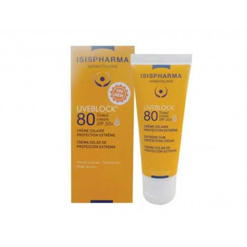 ISISPHARMA UVEBLOCK ECRAN SPF 80 TEINTE 40ML