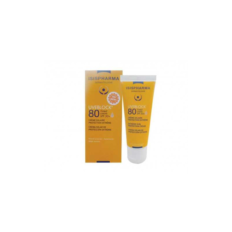 ISISPHARMA UVEBLOCK ECRAN SPF 80 TEINTE 40ML