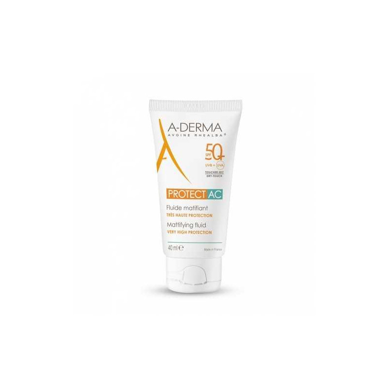 A-DERMA PROTECT AC FLUIDE MATIFIANT SPF50+ 40ML