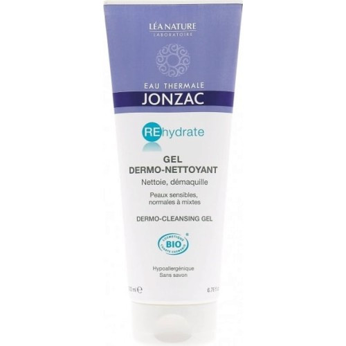 JONZAC REHYDRATE GEL DERMO NETTOYANT VISAGE 200 ML