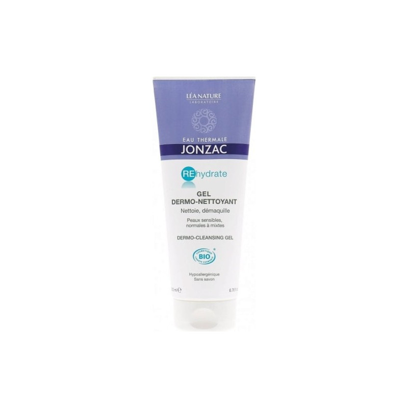 JONZAC REHYDRATE GEL DERMO NETTOYANT VISAGE 200 ML