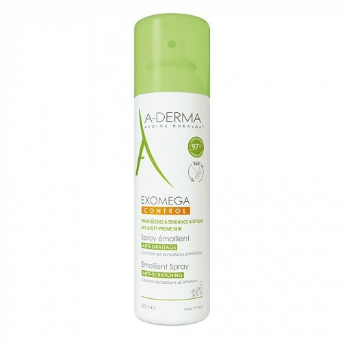 A-DERMA SPRAY EXOMEGA CONTROL EMOLLIENT ANTI-GRATTAGE PEAUX SECHES 200ML